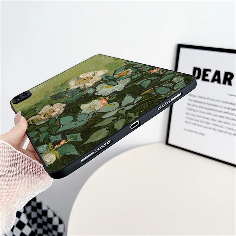 Sunflowers Art Aesthetic For iPad 7th 8th 9th Generation 10.2 Case for iPad 10th Air 4 5 10.9 inch Pro 11 12.9 Mini 6 Hard Cover