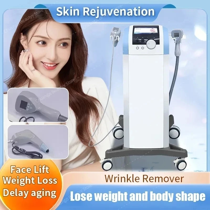 

Exili Ultra 360 Body Contouring Cellulite Reduction Tightening Machine with New Monopolar Face Skin Rejuvenation Butt Lift