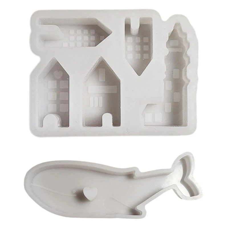 A52E Künstlerische Walhaus-Dekorationsform, vielseitige Walhaus-Display-Ornamentform für Zement, Gips und Harzanhänger – Detail 9