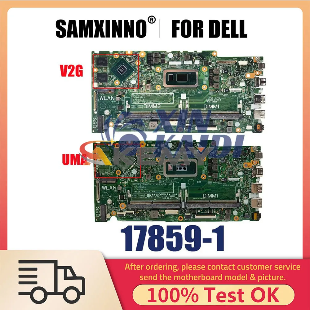 

Notebook Mainboard For DELL Inspiron 5482 5480 5580 07JT6Y 0J0XK8 0THVKF Notebook Motherboard i3 i5 i7 8th 10th Gen GPU 2G