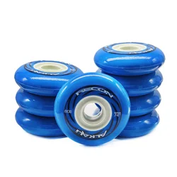 74A 75A Hockey wheel Soft Elastic 59mm 68mm 72mm 76mm 80mm Indoor Ice hockey Roller Skates shoes Tyre Inline Skating Ruedas Roll