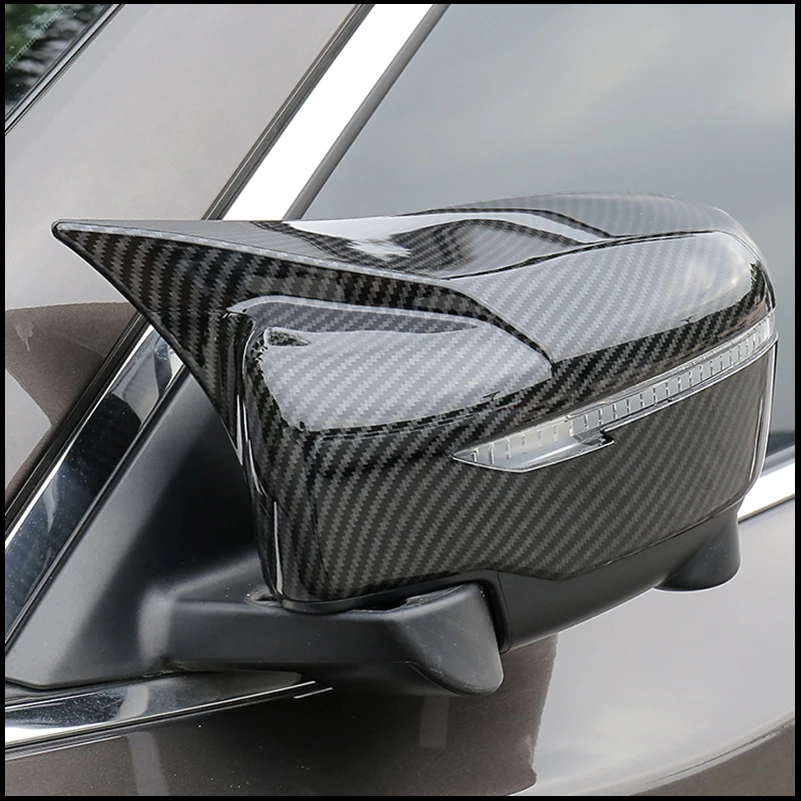 

For Nissan Qashqai J11 2014-2021 Door Side Wing Rearview Mirror Cover Cap Sticker Trim Car Styling Auto Accessories