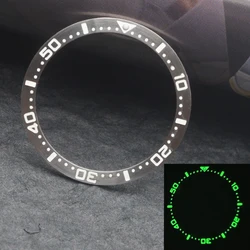 38mm Mod C3 Green luminous Bezel Insert Fit for Seiko SKX007 SRPD 6105 Case Stainless Steel Bezel Ring Men Watch Parts Gifts