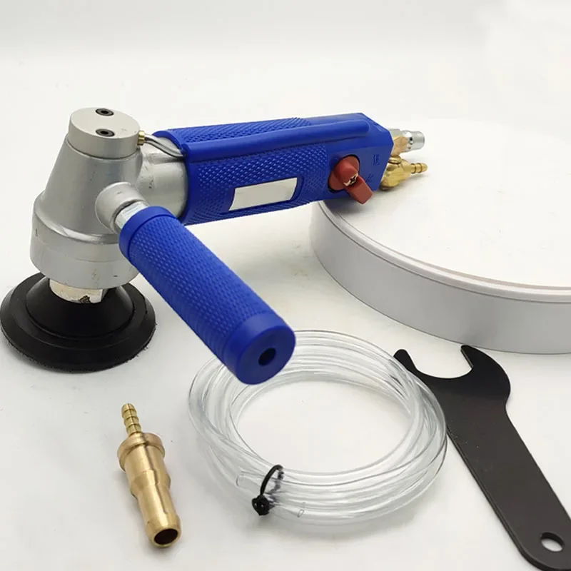 Nouveau Moulin à eau pneumatique à Injection d'eau, Machine de polissage d'eau pour marbre, granit, pierre artificielle