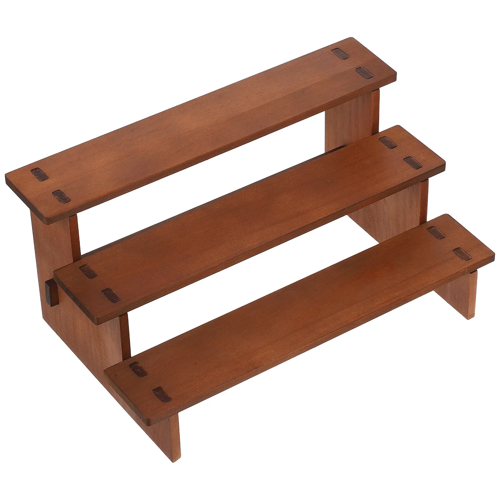 3 Level Wooden Display Stand Vintage Style for Retail Home Cupcake Jewelry Display Multi-Function Rack Wooden Cupcake Stand