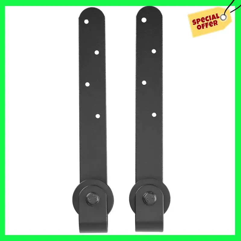 

LBER 2X Sliding Barn Door Hardware Kits Top Mounted Hanging Rail Hanger Track Steel Closet Door Roller Rail For Single Door-A