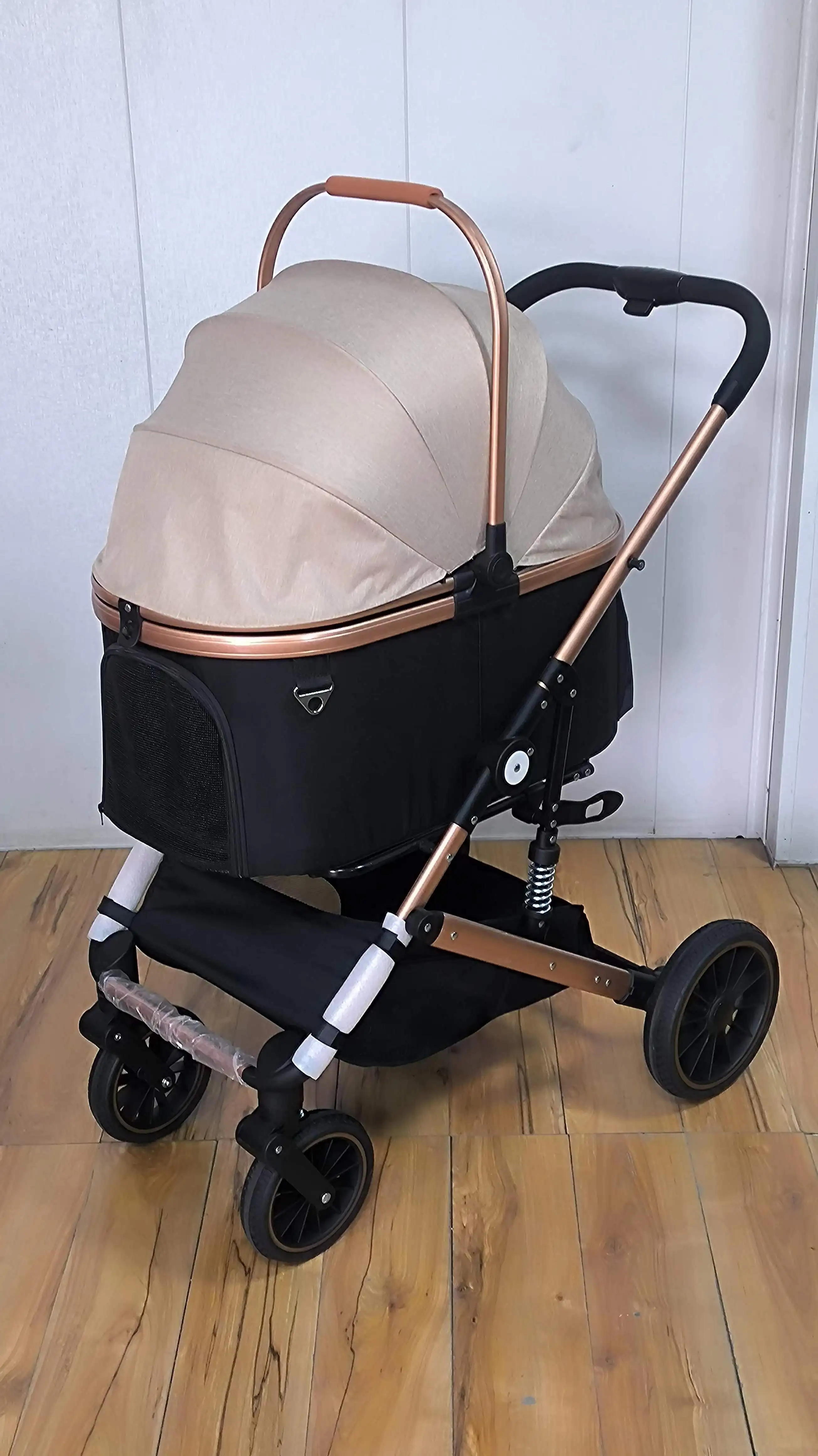 Hundebuggy mit Gummirädern, Re – Pet Stroller Carrier Bewertung und Preis