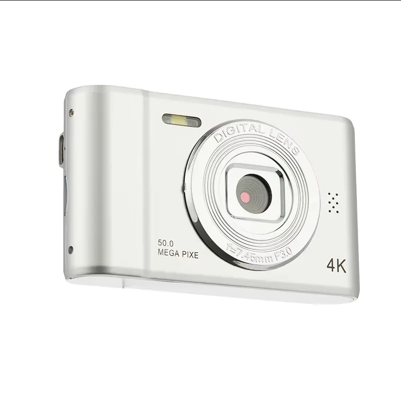 

4K Digital Camera 50 Megapixels HD Photography Travel Selfie Camera 2.4 inch Screen Entry-Level Kids Campus Selfie Mini Camera