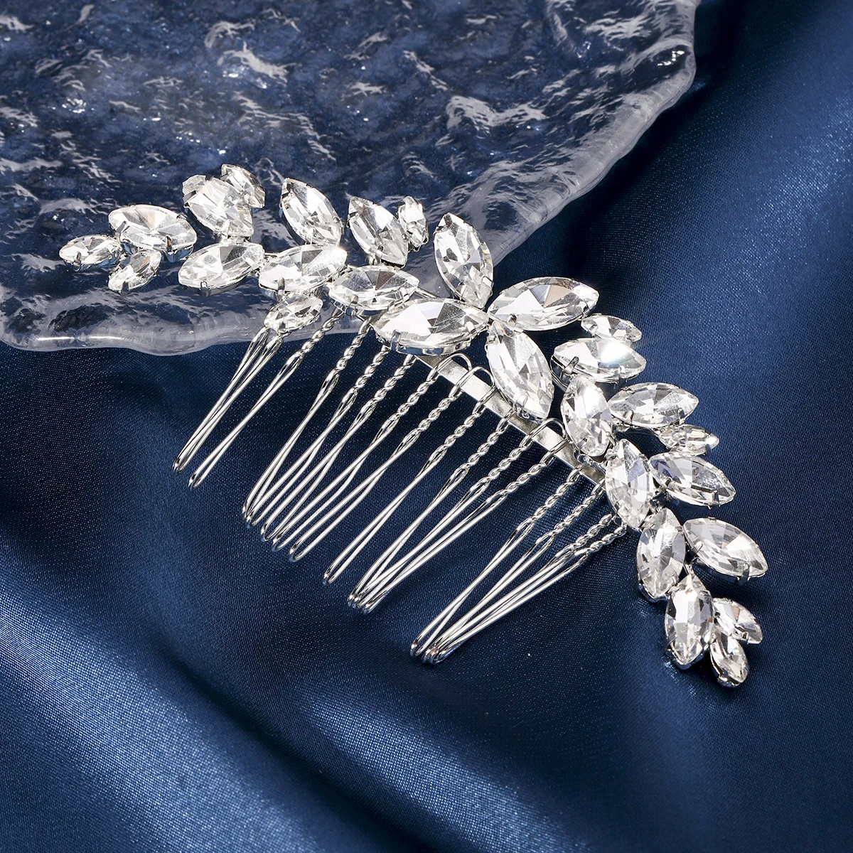 Fashion Classic Crystal Hair Comb Elegant Jewellery Headpiece Bridal Wedding Hair Accessories Hair Ornament Holiday Gifts image 3