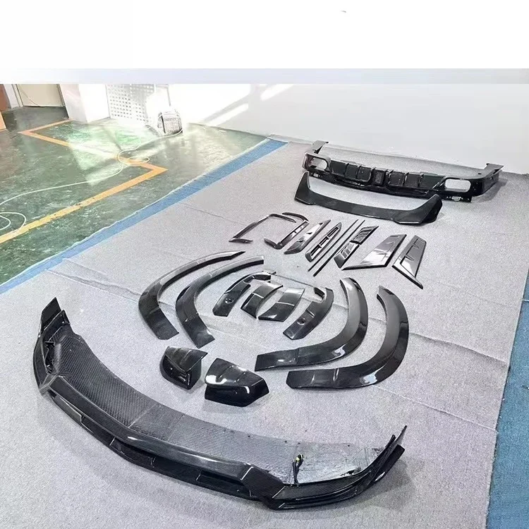 Dry Carbon Fiber MSY Style Body Kit for  Upgrade to M Style Front Lip Rear Bumper Spoiler Car Body Kits