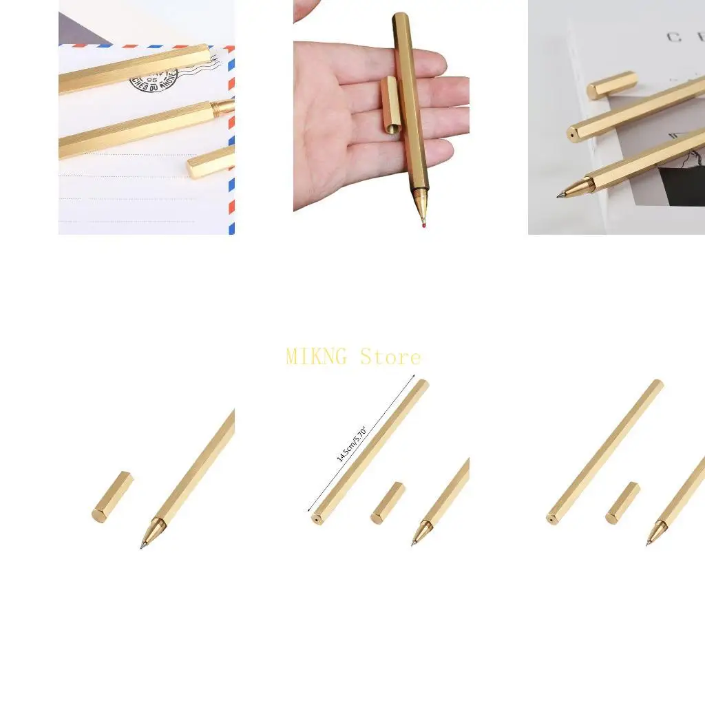 

Modern Ballpoint Pen Hexagon Gel Pen for Doodling Drawing Painting Women Men best sale