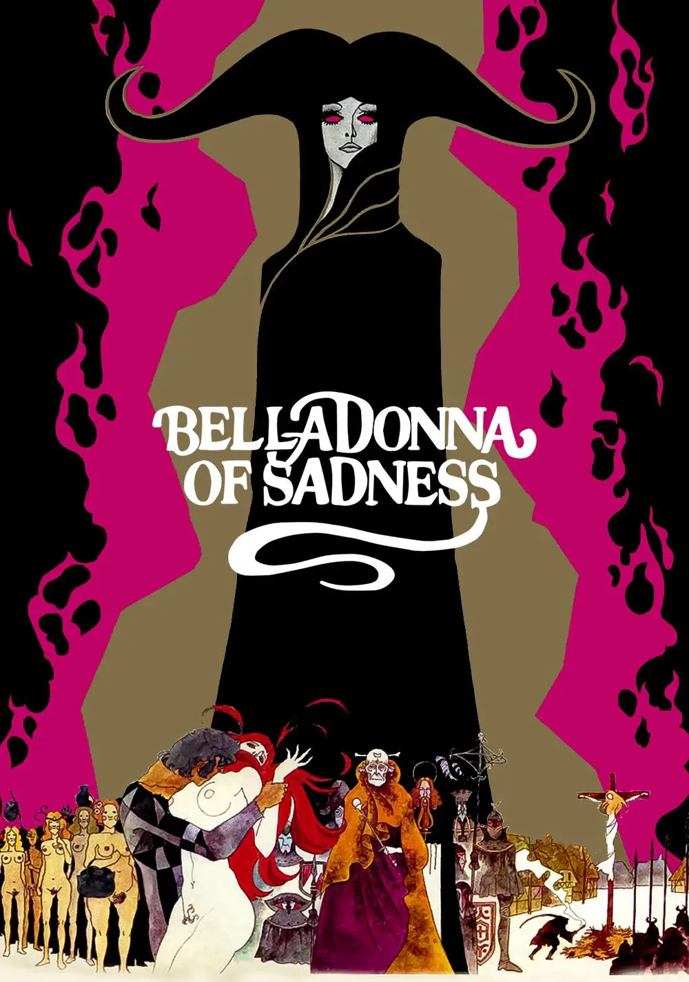 Movie Belladonna of Sadness 1971 Silk Poster custom Home Decorative Wall Painting