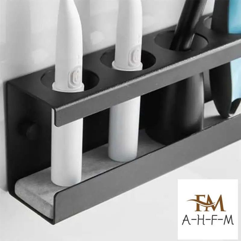 Toothbrush Holder Aluminum Alloy Toothbrush Holder No Drilling Part For Electric Toothbrushes, Diatom Base