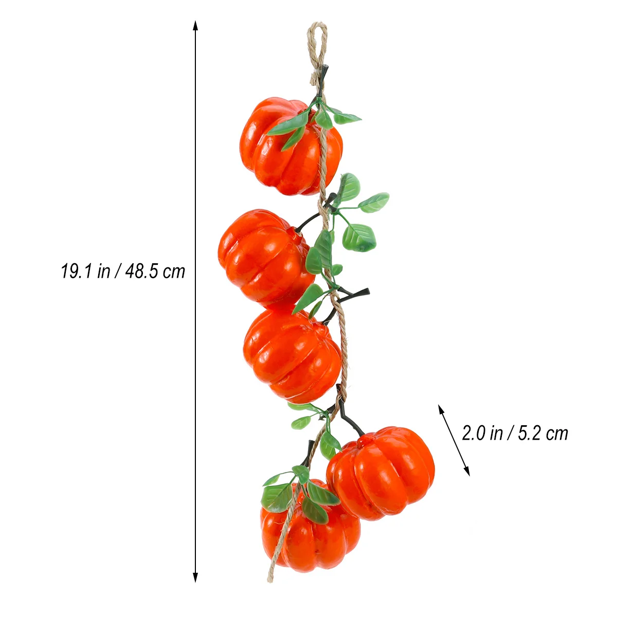 

50Cm Fake Pumpkin String Artificial Vegetables Eco-Friendly Lifelike Decor Wedding Party Garden Home Office Restaurant