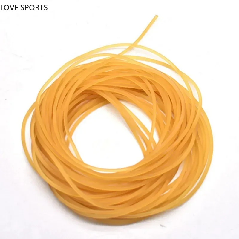 Diameter 2-6mm Solid Elastic Rubber Line 10m Rubber Line For Fishing Traditional Level Round Elastic Rope Tied Line Fish For Men