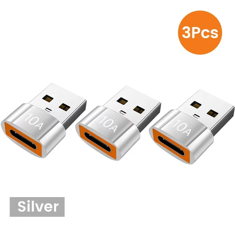 10A OTG USB 3.0 To Type C Adapter USB Female To Type c Male Fast Charging adadpter OTG USB C For Xiaomi Samsung Laptop PC image 3