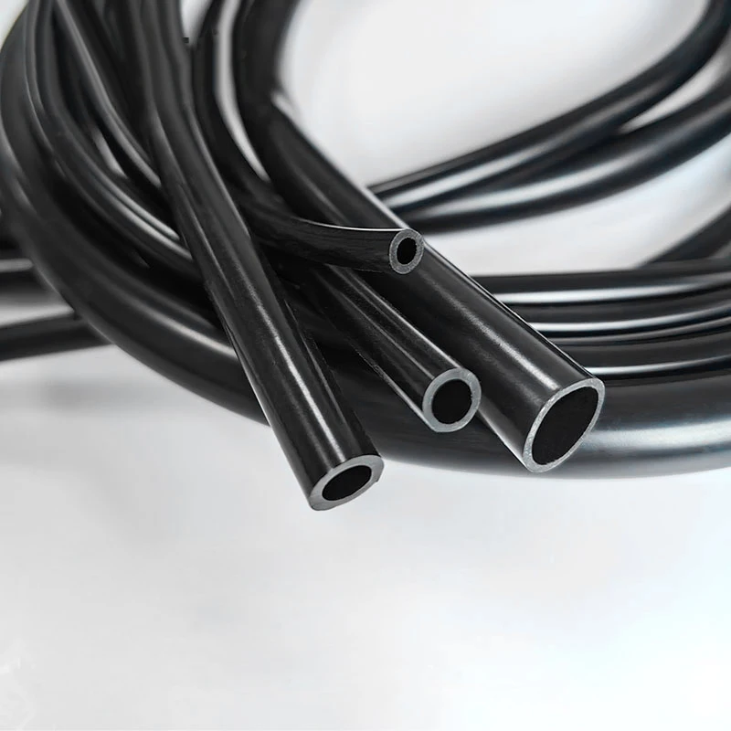 Black Silicone Tube Small Soft Flexible Hollow Tube 1M Plumbing Hoses Food grade, odorless for machine,car,Medical