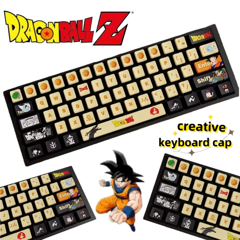 New Dragon Ball Son Goku Vegeta creative cartoon keyboard hat men's handsome and high-looking desktop keyboard decoration hat