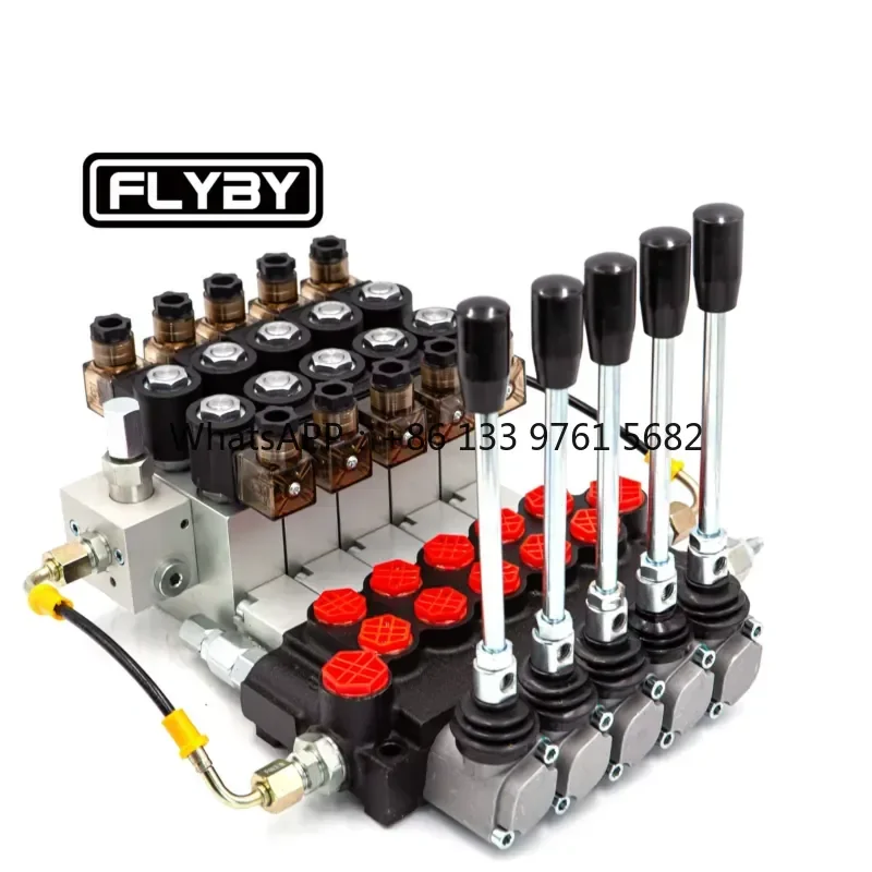 WSQ FLYBY P40 P80 Electro-Hydraulic Directional Control Valve Hydraulic Spool Valve Remote