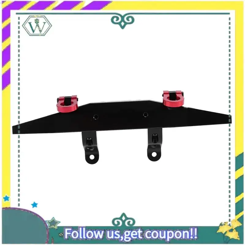 

(New) 5X Metal Front Bumper For MN D90 D91 D96 D99S MN90 MN99 MN99S 1/12 RC Car Upgrade Parts Accessories,Black