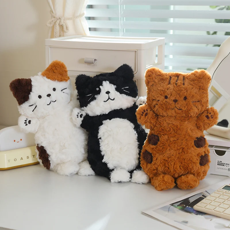 

30cm Kawaii Cat Plush Doll Growth Companionship Plush Toy Soft Stuffed Animal Cat Room Decor Boy Girl Gift