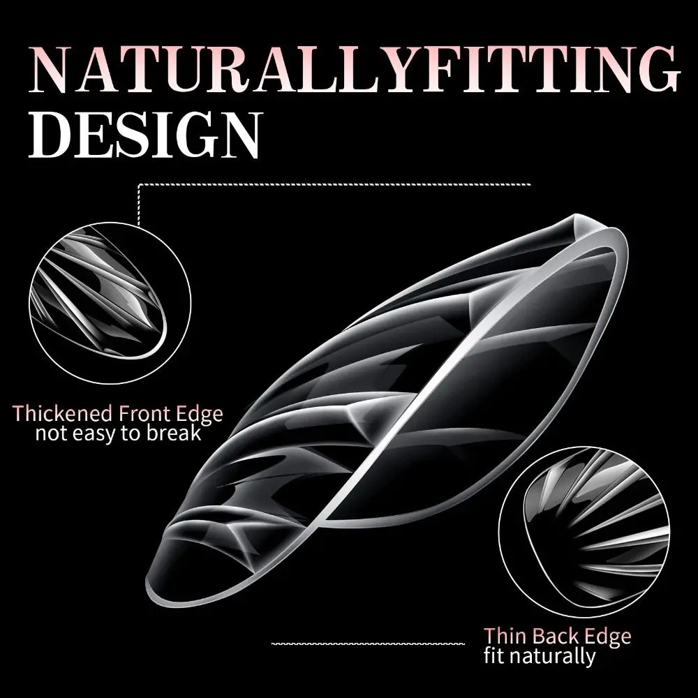 120/140 قطعة جديد ثلاثية الأبعاد قذيفة شكل الأظافر كاذبة غطاء كامل اضغط على متوسطة هلام الأظافر كاذبة الاكريليك مسمار نصائح صالون المنزل DIY بها بنفسك