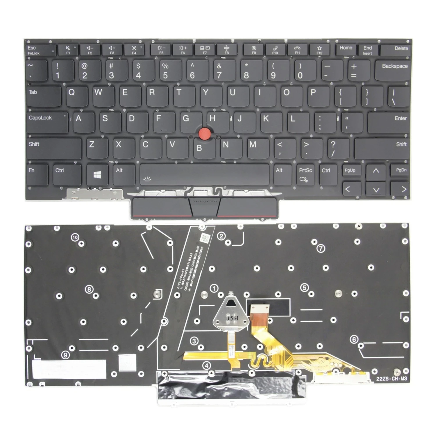

For Lenovo Thinkpad X1 Nano Gen1 Gen2 Gen3 Notebook Keyboard