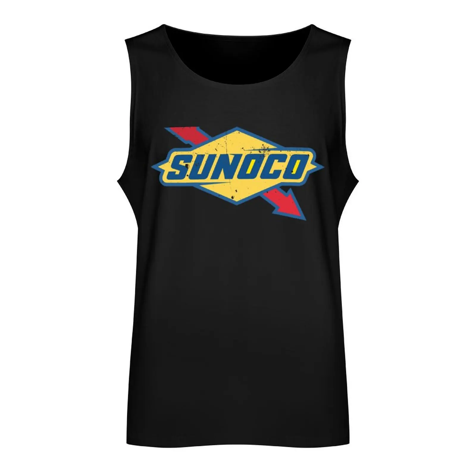 Sunoco Oil Tank Top T-shirt for fitness Men's sleeveless t-shirt Men's gym clothing