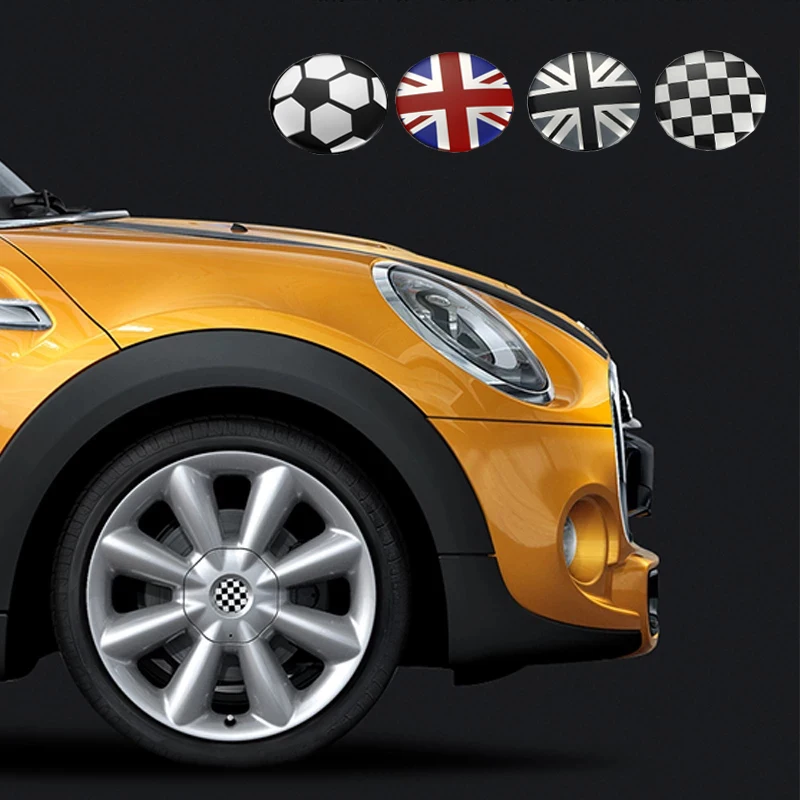 For BMW Mini Cooper One S JCW R55 R56 R60 R61 F54 F55 F60 Countryman 52mm Wheel Center Hub Cap Tires Rim Stickers Accessories
