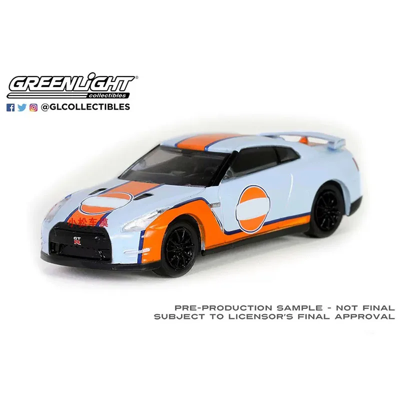 

Модель автомобиля Greenlight 1:64 2016 GT-R (R35) из сплава, статическая коллекционная модель, декоративная игрушка, сувенир, подарок на праздник