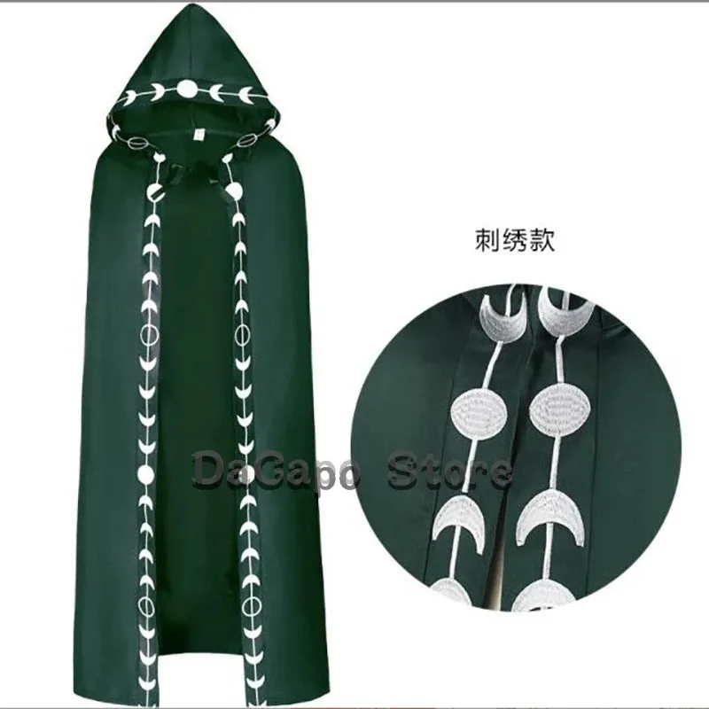 

COSda@Halloween Ball Dress Up Death Cloak Medieval Hooded Cloak Magic Robe Party Cosplay Anime Cosplay Unisex Wizard Retro Cloak