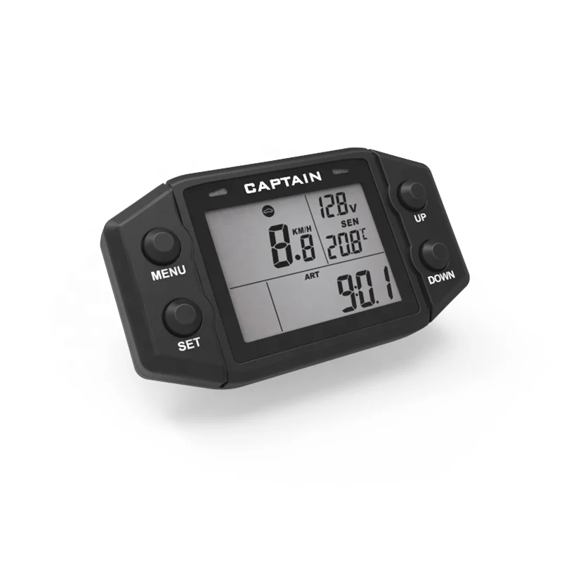 New Digital Multi-function Meter Tachometer/Speedometer/Mileage Measurement/Engine Temperature Monitor/Battery Voltage Tester