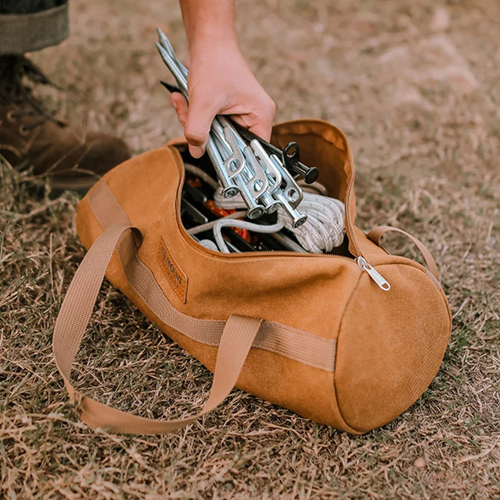 Outdoor Picnic Carrying Case Tent Peg Ground Nail Storage Bag Hardware Wrench Storage Bags Electrician Screwdrivers Organizer