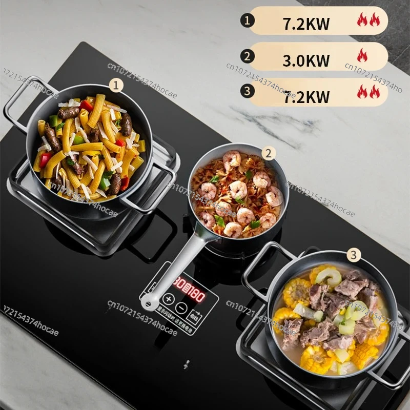 

Household 3-Burner Gas Stove: Embedded/Tabletop, LPG/Natural Gas, High-Power