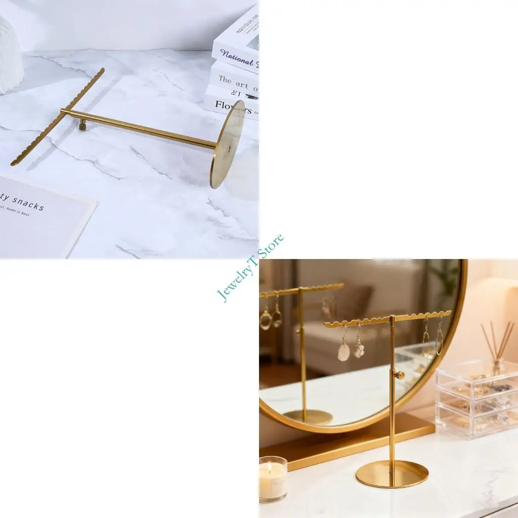 

LX9D полка для ювелирных изделий для украшения бутика, экономия пространства, металлический органайзер для сережек