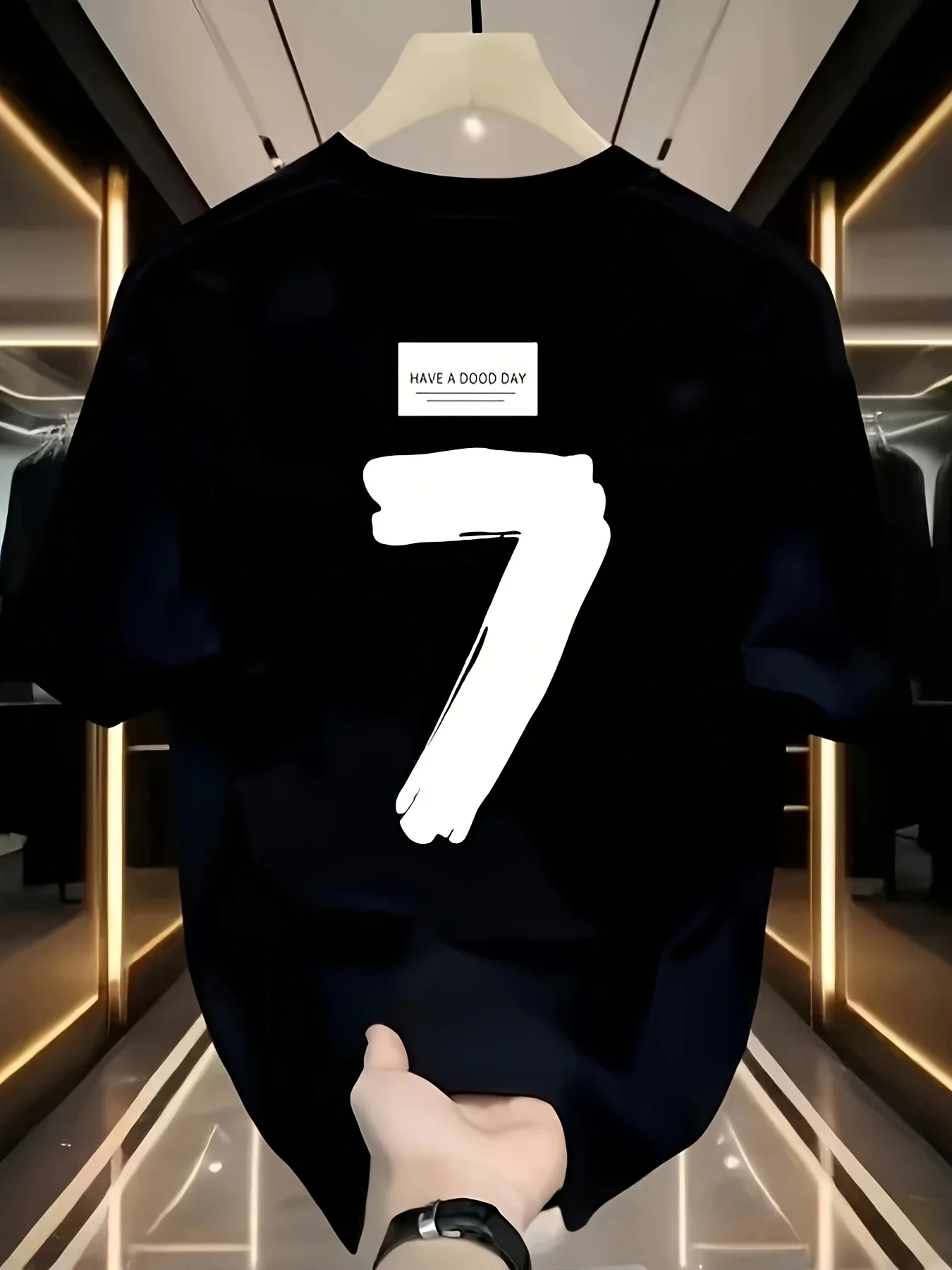 T-shirt à manches courtes et col rond pour hommes, 100% pur coton, à la mode, sport décontracté, ample, motif imprimé, été