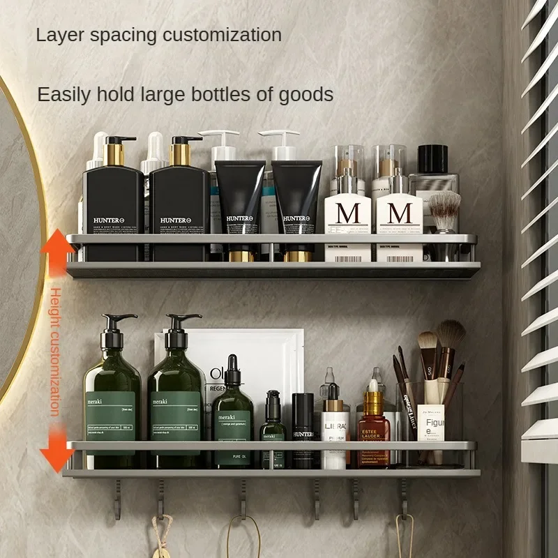 أثاث المنزل الحمام المطبخ الجرف الجرف الحمام مغسلة حفرة خالية الحائط الحمام المرحاض شرفة تخزين الرف #2