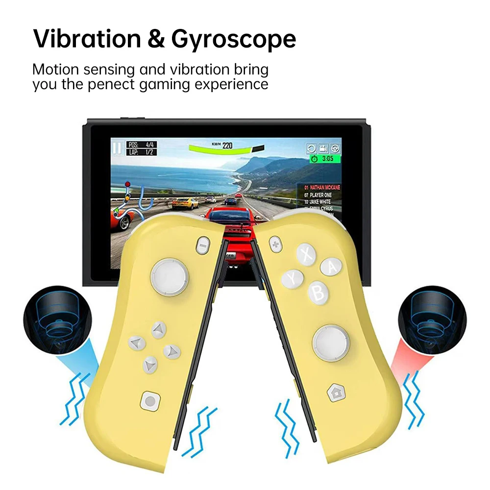 Colorful Joycon(L/R) Controller for Nintendo Switch Wireless Gameped Dual Vibration Game Controller Joypad With 6-axis Gyro