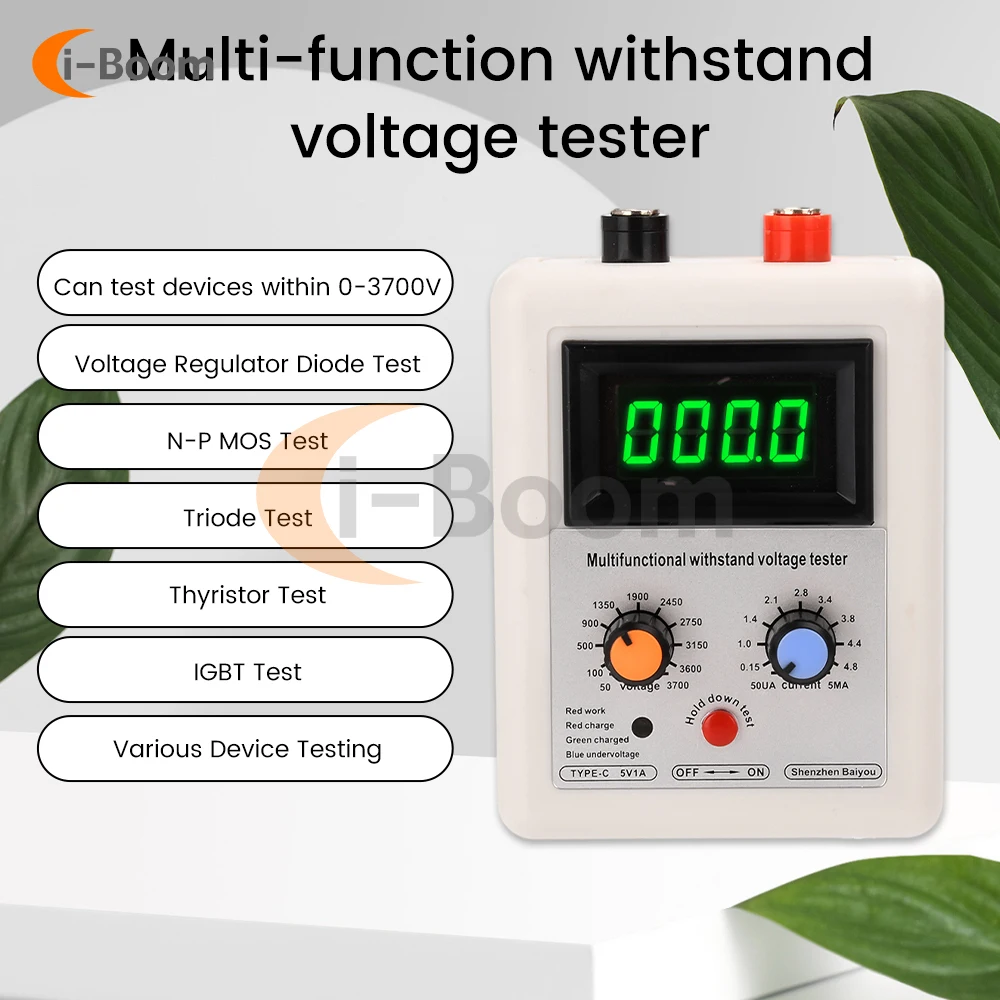 DC 0V-3500V IGBT Withstand Voltage Capability Transistor Tester Diode MOS Triode LED Module Voltage Capability Test Instruments