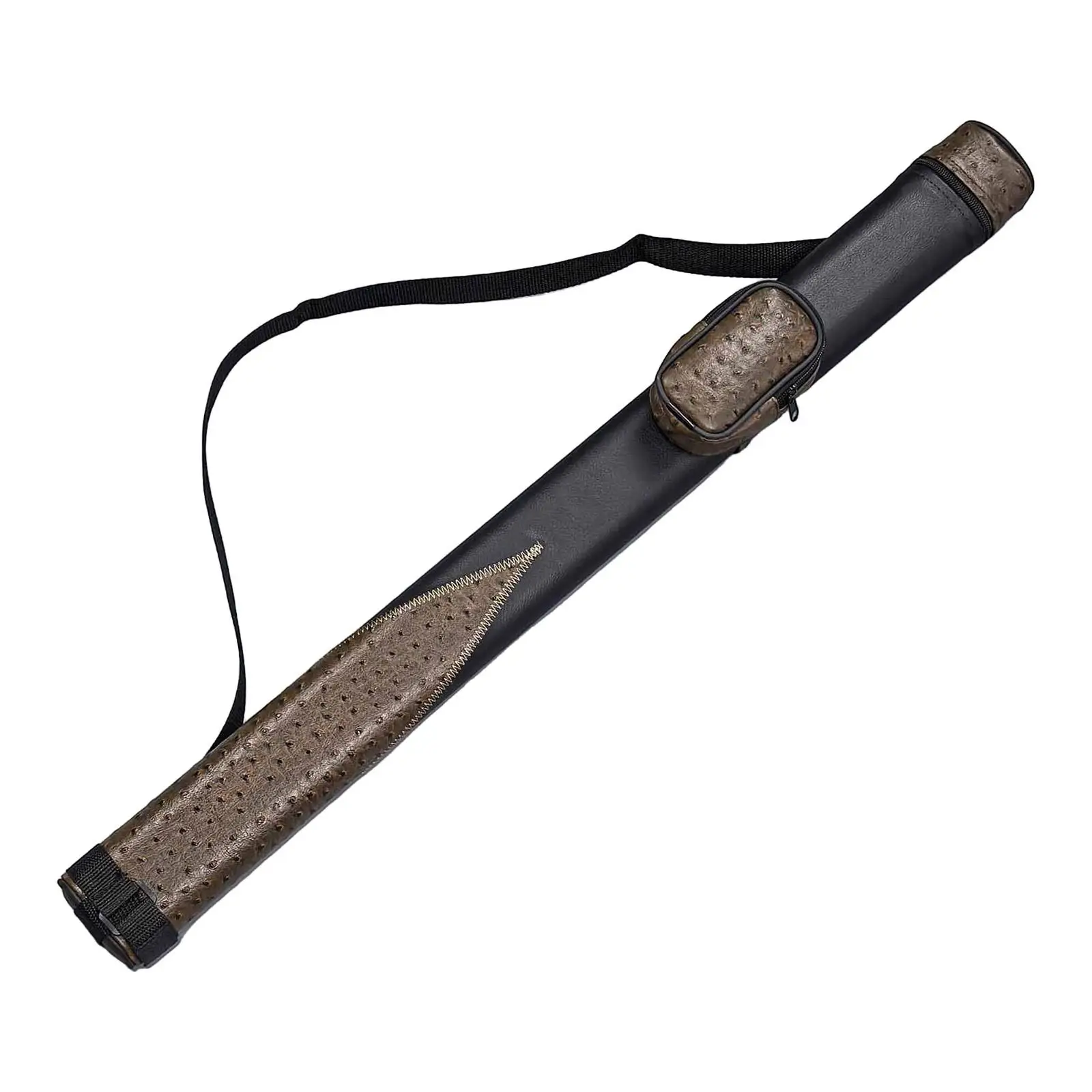 

Pool Cue Case Portable with Zipper Pocket Organizer Storage Container Billiard Cue Sticks Case for 1/2 Professional Women Men