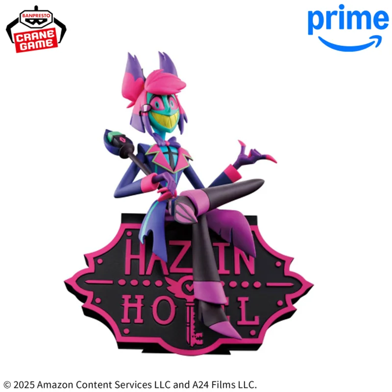

Подлинная оригинальная Bandai Banpresto Hazbin Hotel Alastor ПВХ аниме фигурка модель коллекционная фигурка игрушки подарок сидящая поза кукла
