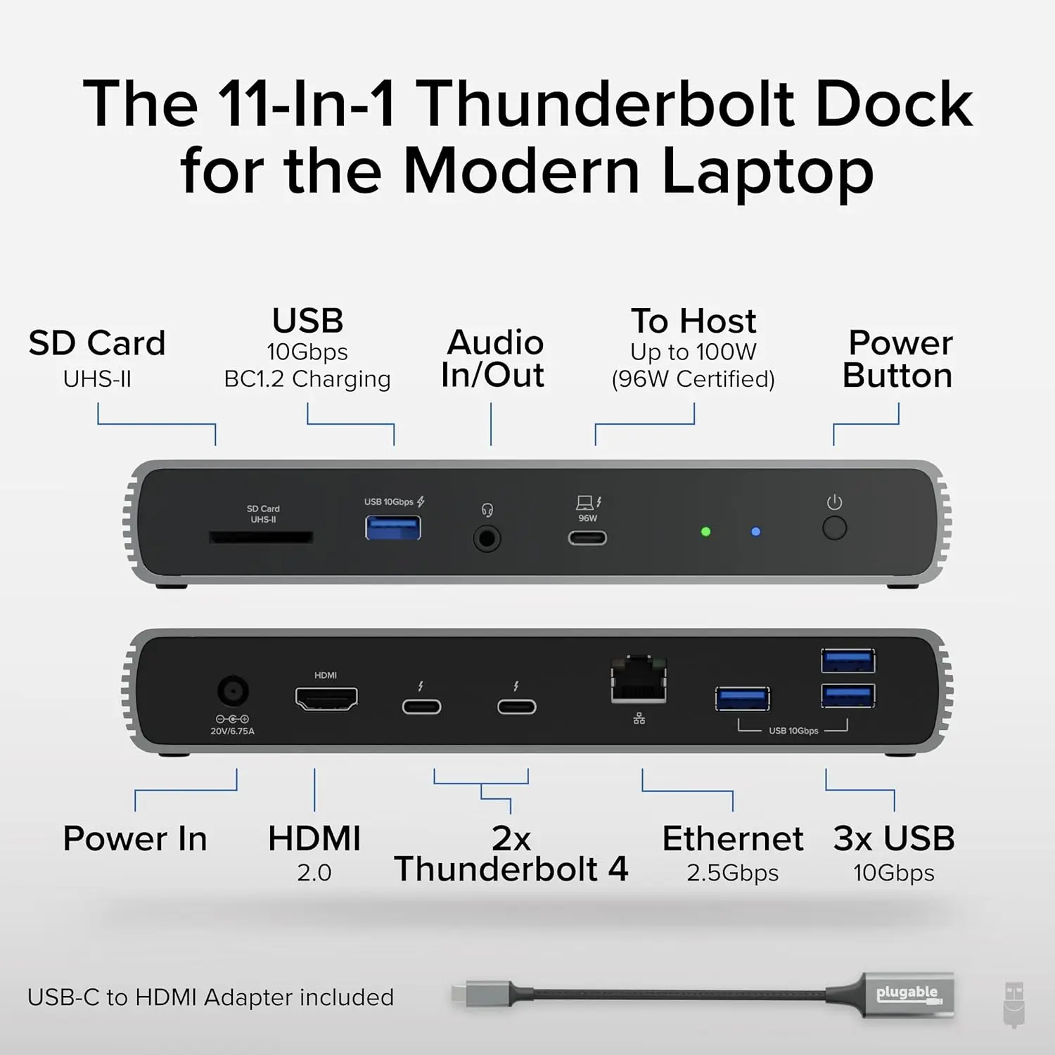 4 Dock With 100W Ch…