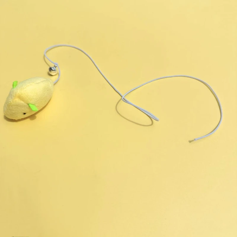 5 قطعة مقلد الماوس القط ألعاب من نسيج مخملي لدغة مقاومة السبر جرس التفاعلية هريرة لعبة الذاتي indulgent تنظيف الأسنان لعبة القط