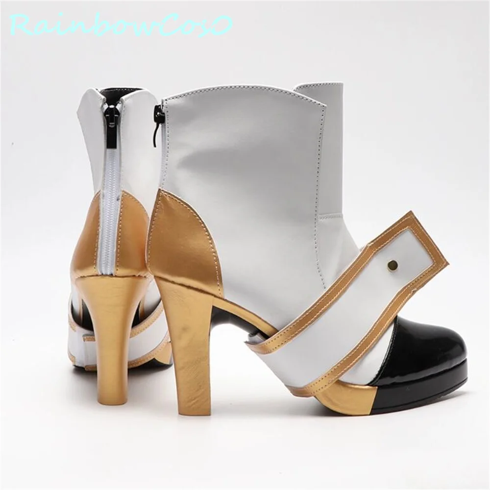 YouTuber virtuale VTuber hololive kanae Cosplay Scarpe Stivali Gioco Anime Festa di Carnevale Halloween Natale Rainbowcos0 W3204