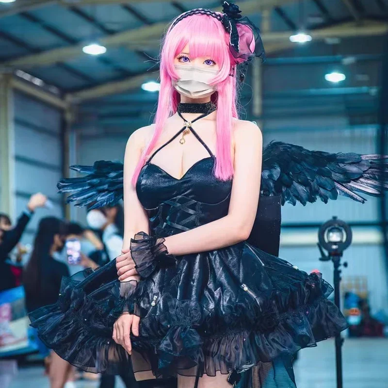 

Anime Dorothy Nikke The Goddess of Victory Cosplay Costumes Wigs Women Sexy Sling Party Evening Dress Halloween Clothes 2025