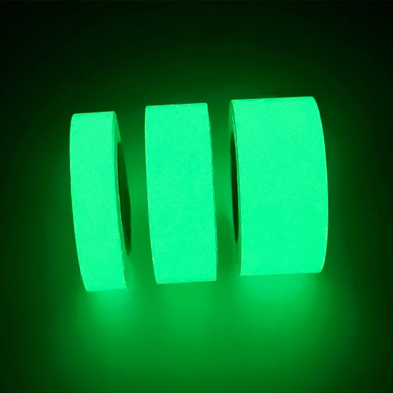 3 Metres Luminous Safety Warning Tape Glow In The Dark Stickers Safety Exit Fire Escape Stage Self-adhesive Wall Stickers