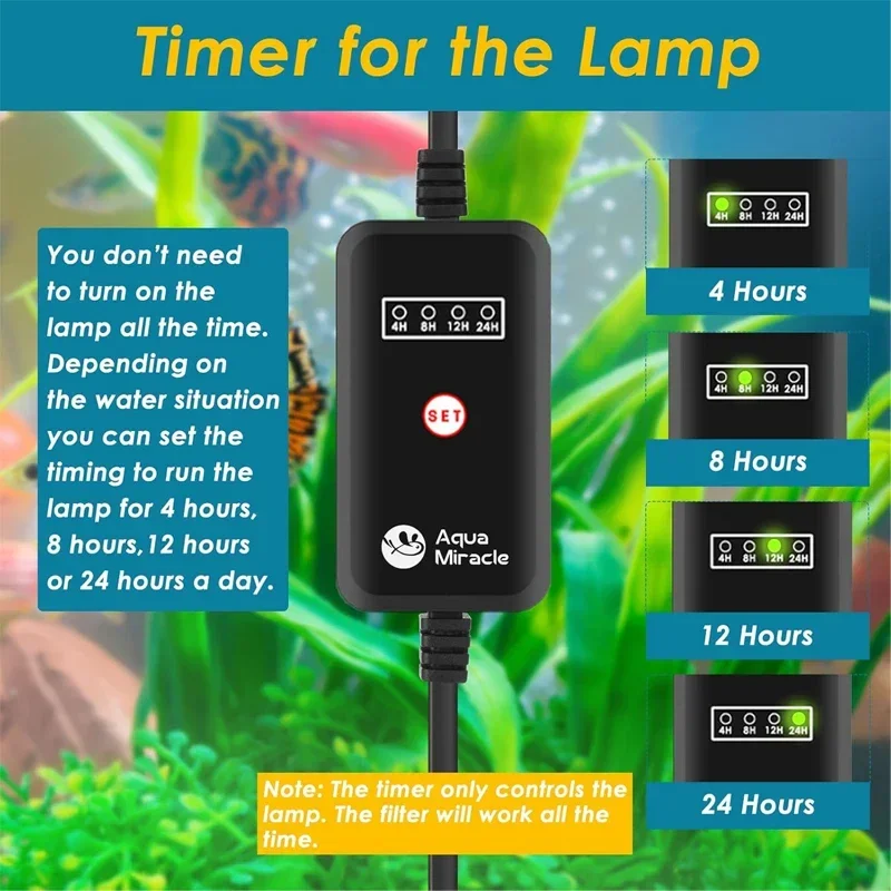Fish Tank 5-In-1 Silent Water Pump Aquarium Multi-function Filter Fish Tank Accessories Aquarium UV Sterilizing Filter - Image 6