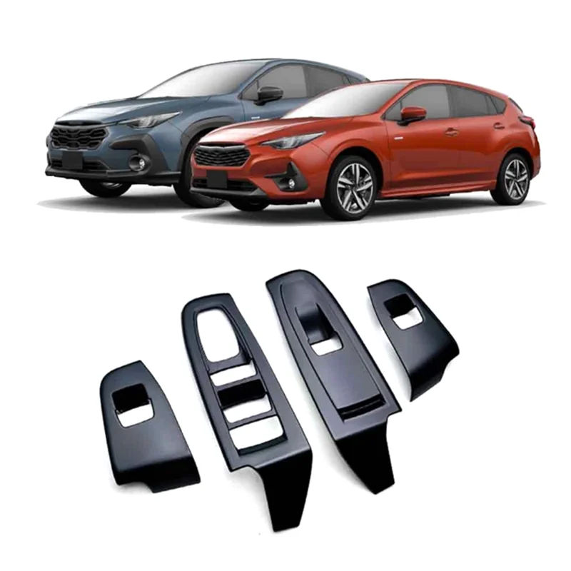 For Subaru Crosstrek 2023+ Window Glass Lift Button Switch Cover Trim Door Armrest Panel RHD