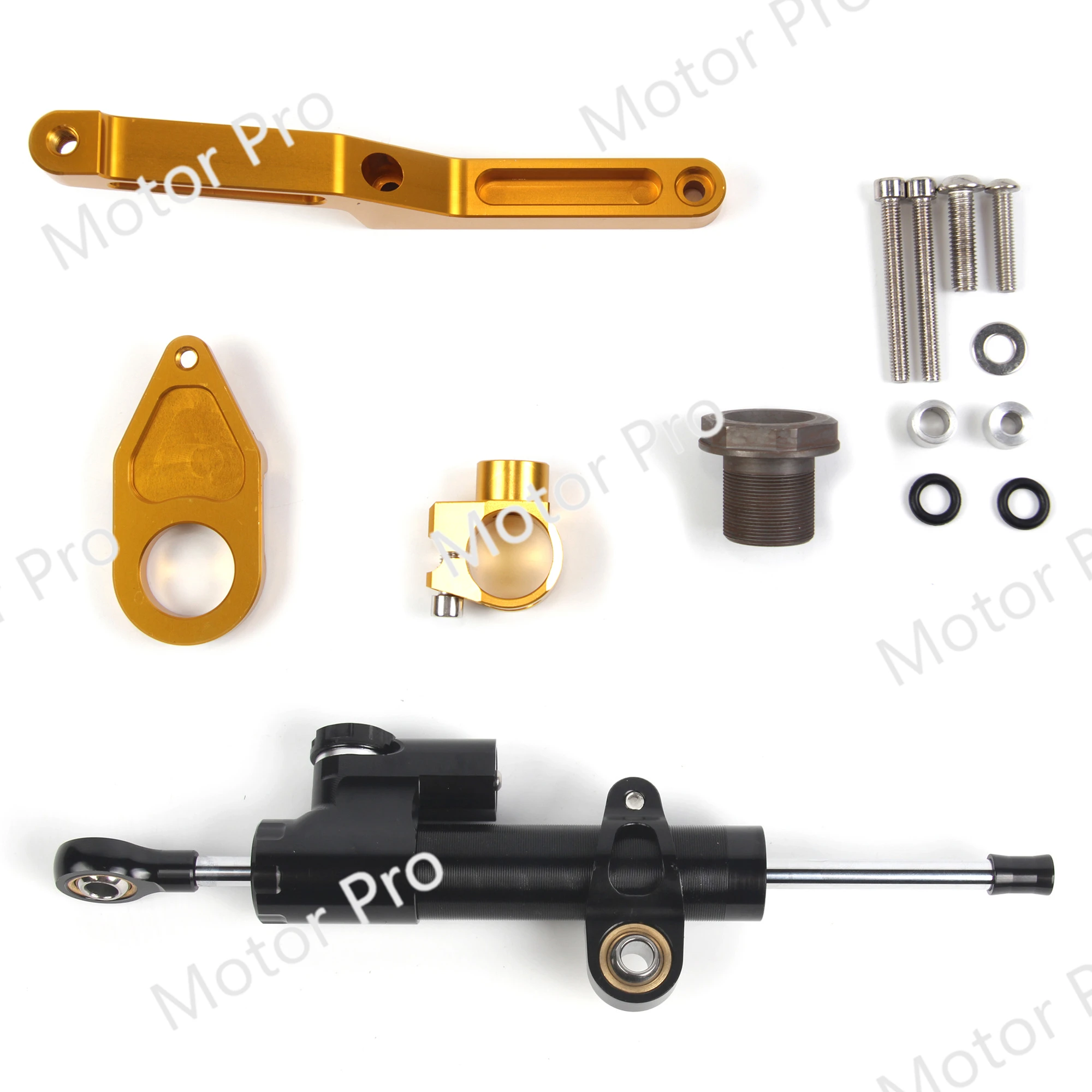 

For Ninja ZX6R 2015 2014 2013 2012 2011 2010 Stearing Damper Stabilizer CNC Mount Bracket Set fit 2009-2016 Kawasaki ZX-6R