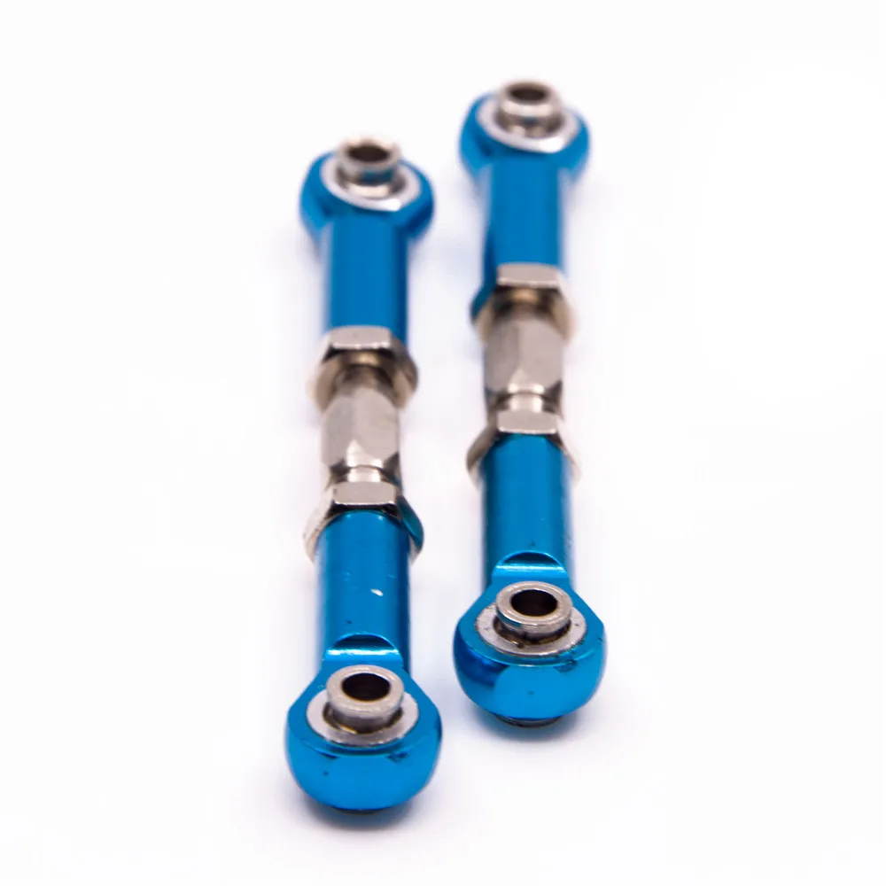 YEAHRUN Alloy Adjustable Servo Linkage Pulling Steering Rods Arms For  1/10 RC Model Car Upgrade Parts